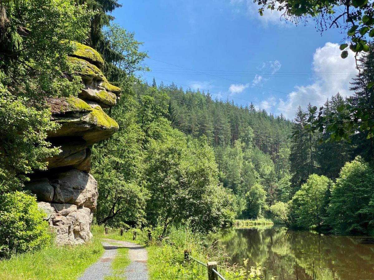 Ferienwohnung Oxana Im Naturpark Fichtelgebirge Schonwald (Bavaria) Exterior foto